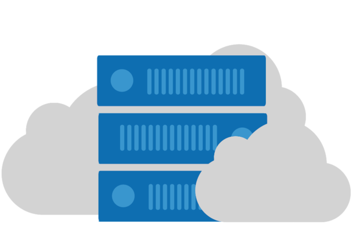 Hybrid cloud hosting services